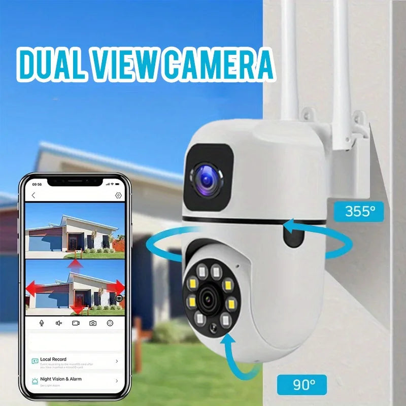 ClariGuard™ Dual Lens Security Camera — Take Full Control of Every Moment and Sleep Soundly Every Night
