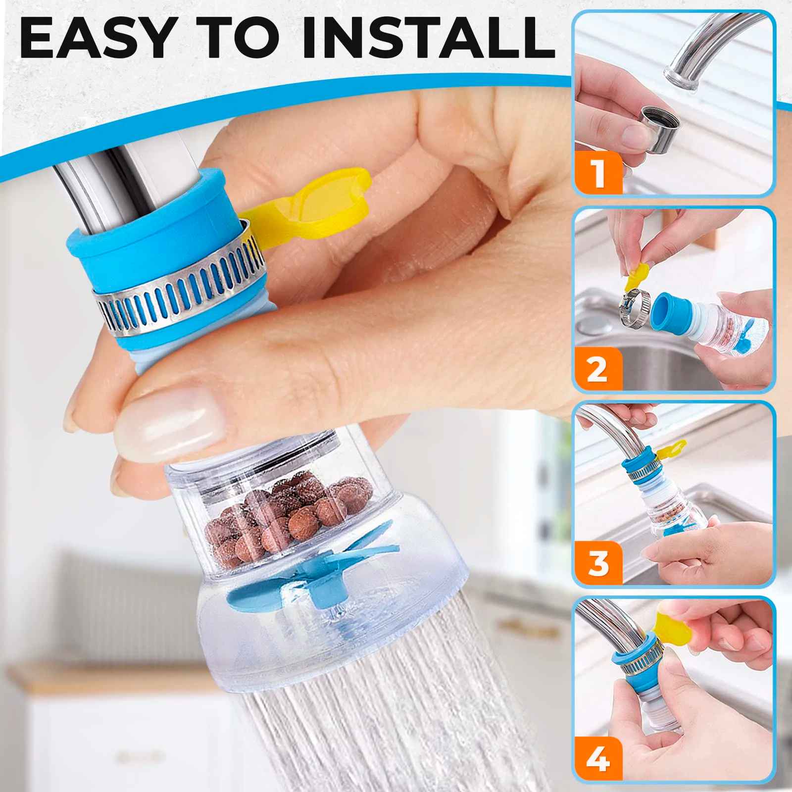 AquaPulse™ — Power Through Kitchen Messes with Pure, Refreshing Water Every Time