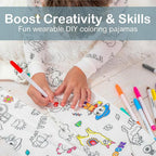 Colorful Canvas Pajamas™ — Unleash Your Child’s Imagination in Cozy, Mess-Free Comfort