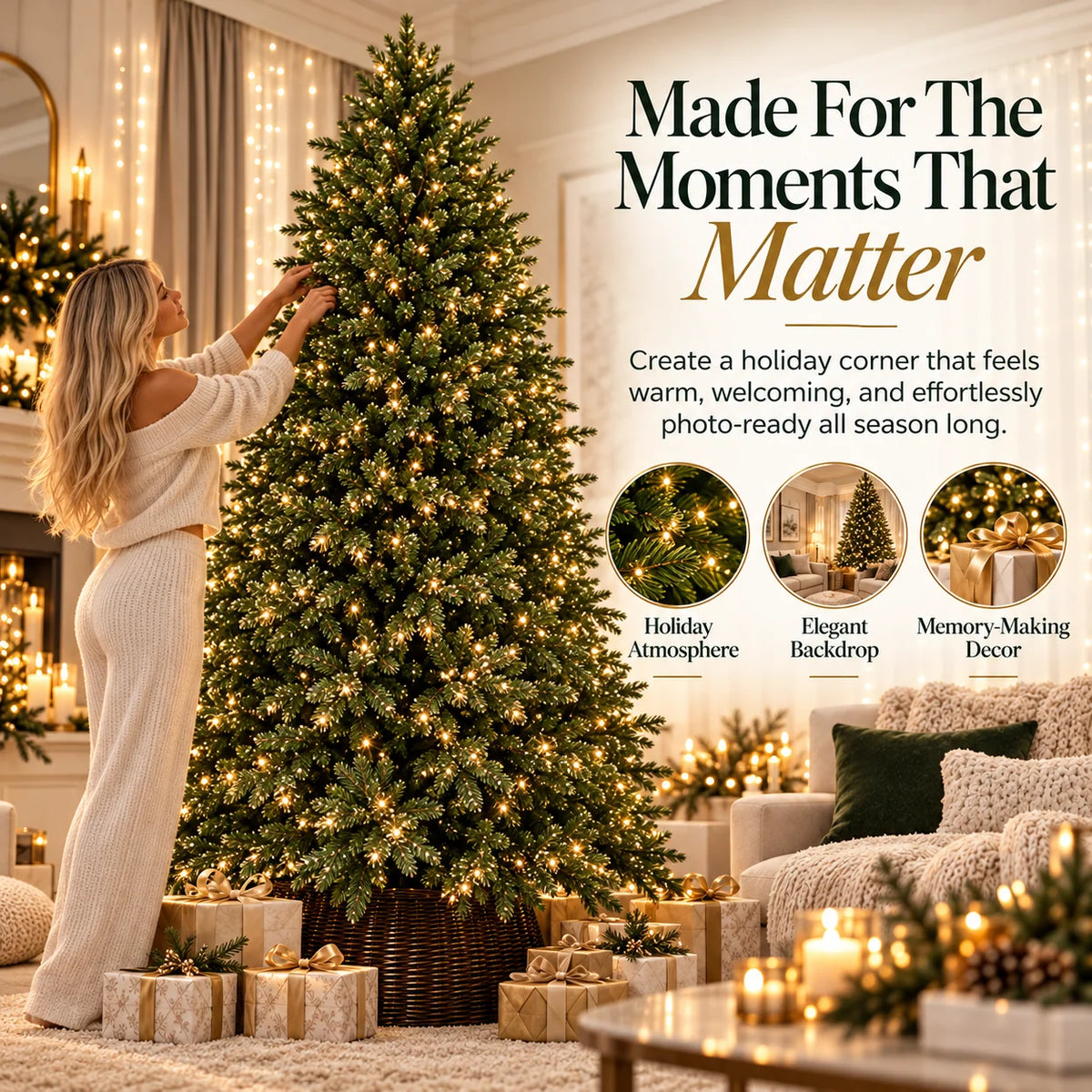 MerryLume™ LED Christmas String Lights — Turn Every Corner Into a Cozy, Festive Holiday Glow