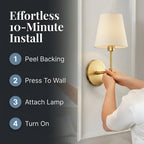 LumiVibe™ Wireless Wall Lamp Sconce — Transform Your Space Into a Cozy, Luxe Retreat Instantly