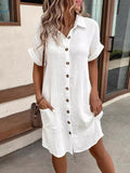 SolaraMist™ Shirt Dress — Feel Effortlessly Confident and Flawlessly Chic Every Day