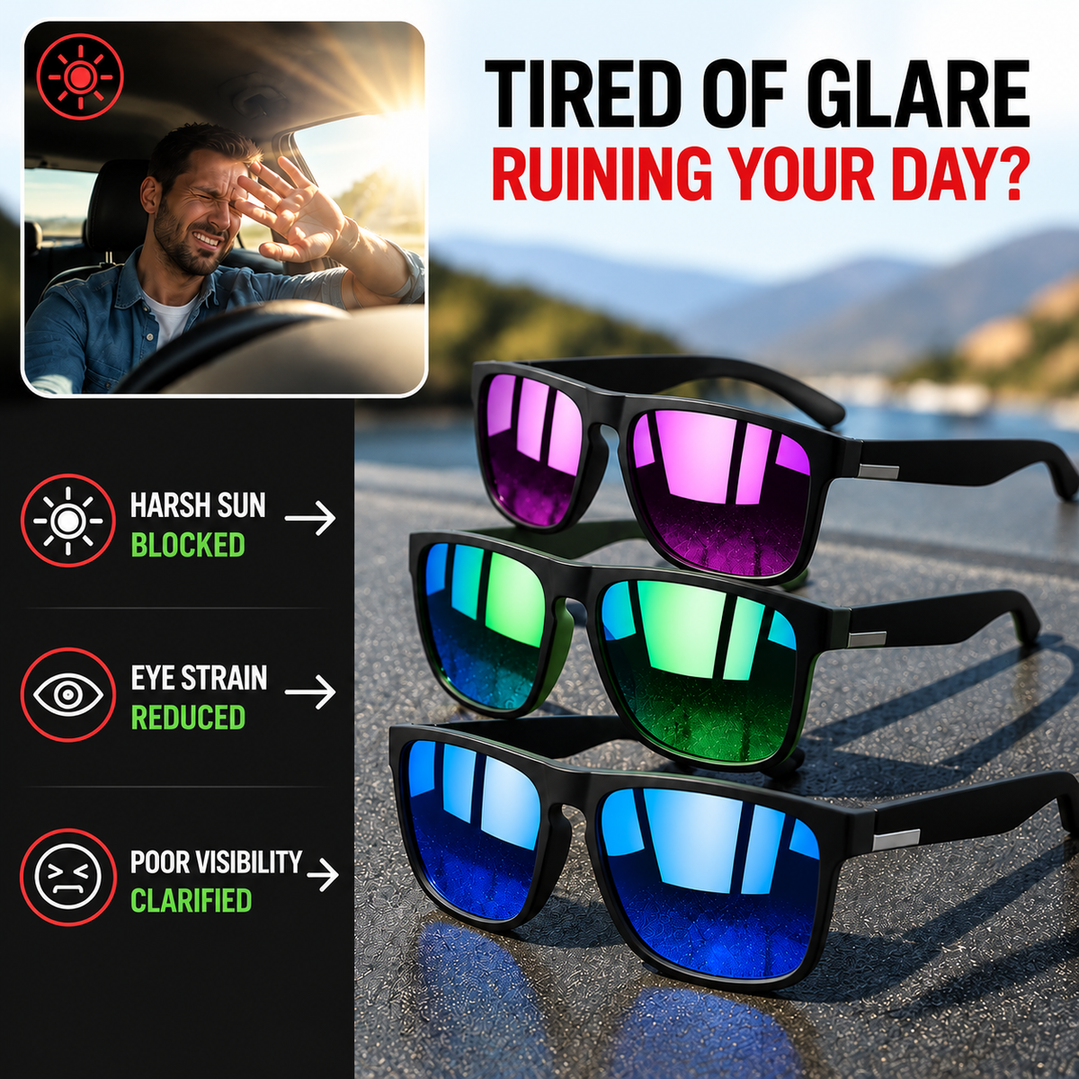 NeroLux™ Retro Sports Sunglasses — Own Every Moment with Bold Style and Razor-Sharp Vision