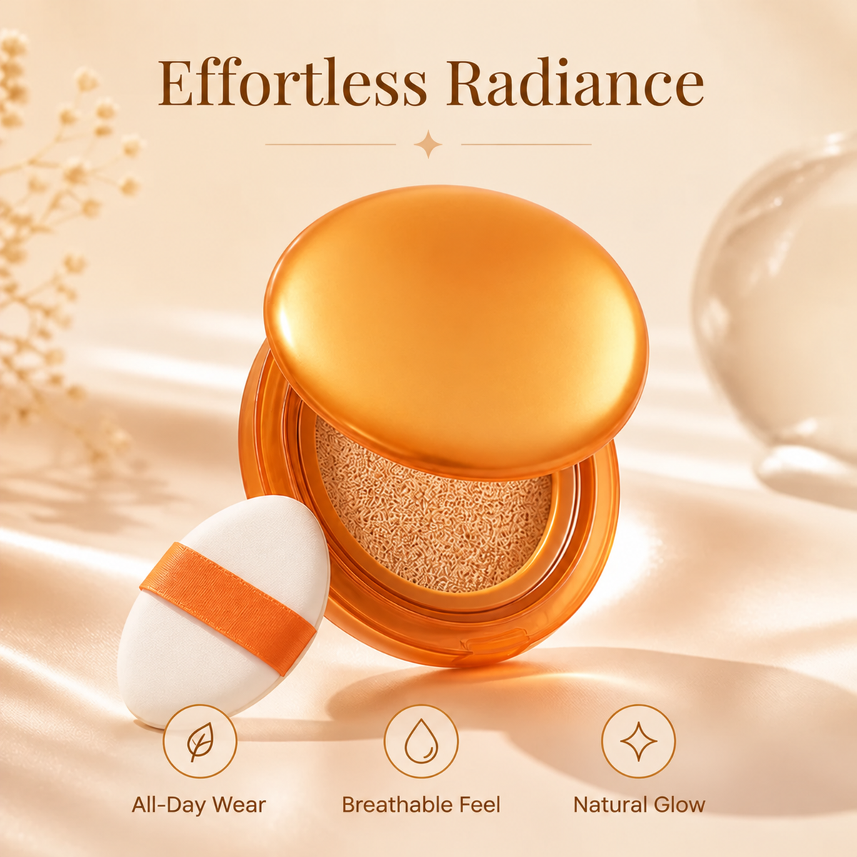 Lumeza™ AI Filter Cushion Foundation — Flaunt Effortless, All-Day Radiance That Turns Heads