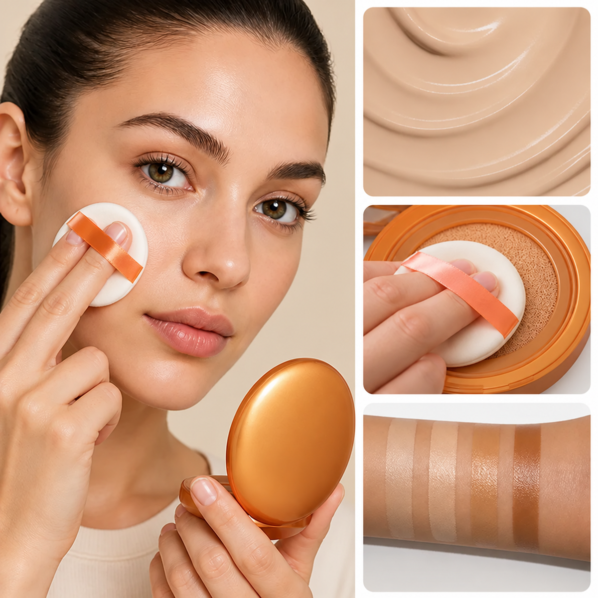 Lumeza™ AI Filter Cushion Foundation — Flaunt Effortless, All-Day Radiance That Turns Heads