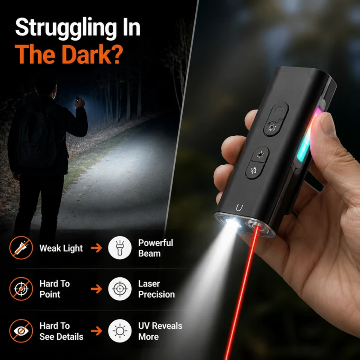 BlazeLite™ — Command Darkness and Ignite Confidence Instantly