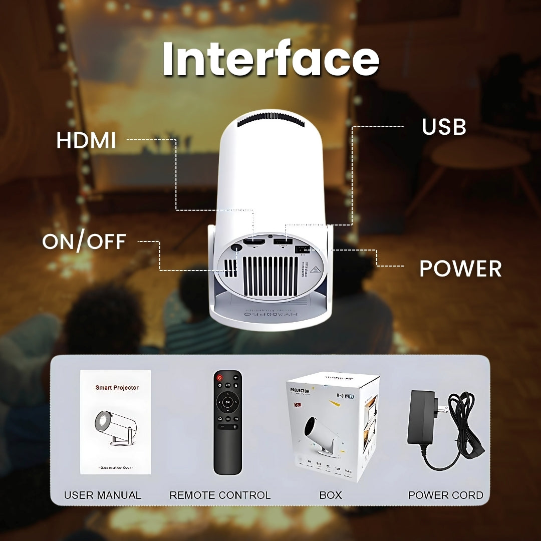 Massive 130" Projector™ — Escape Into Jaw-Dropping Cinema Anywhere You Go