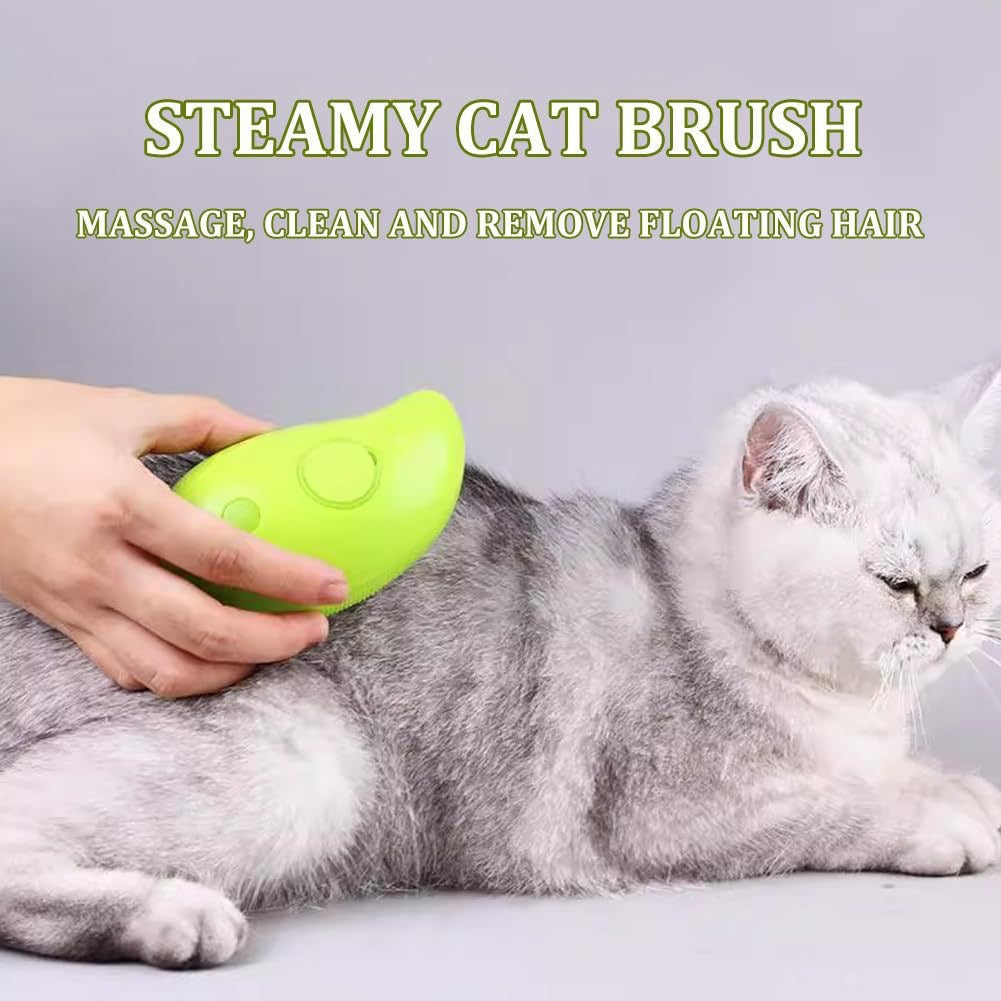 Brosse à vapeur électrique pour animaux de compagnie avec peigne de massage et spray (1+1 GRATUIT AUJOURD'HUI !)