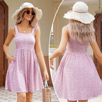 BellaLuxe™ Floral Sundress — Effortless Confidence and All-Day Freedom in Every Bloom