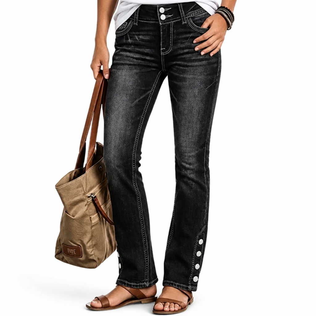 SolaraFlex™ — Jeans That Hug Every Curve and Set Your Confidence Free