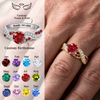 MiraLuxe™ Birthstone Ring — Wear Their Love as Your Daily Source of Comfort and Strength