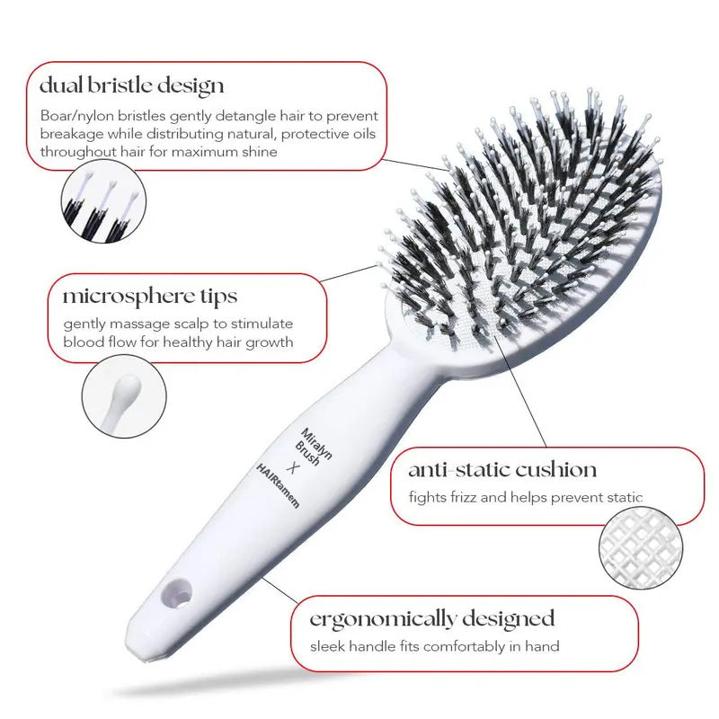 LuxeSilk™ Paddle Brush — Effortless Smoothness That Makes Your Hair Shine With Confidence