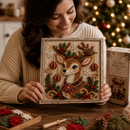 JoyLoom™ 3D Christmas Fabric Art Kit — Create Stunning Holiday Masterpieces Without Sewing or Stress