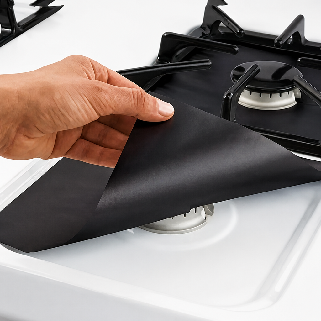 FlameGuardPro™ — Effortless Stove Protection That Makes Cleaning a Breeze