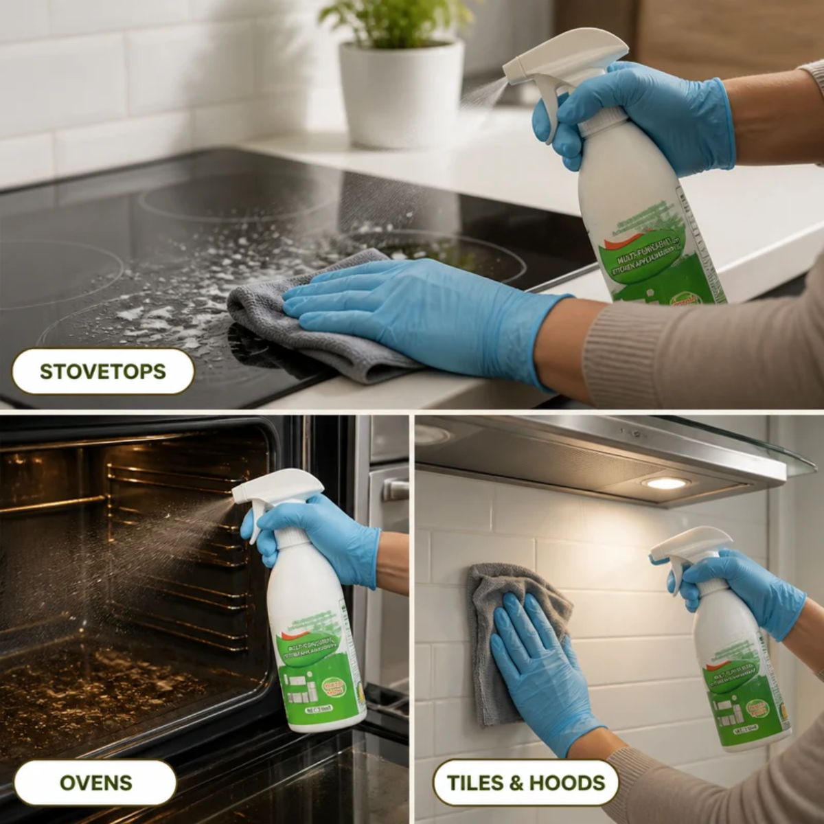 FlareCleanse™ — Blast Away Grease and Reveal Your Kitchen’s True Shine