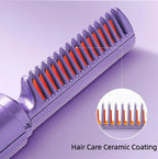 Straightening Comb Plus, Portable Hair Dryer and Straightener Brush