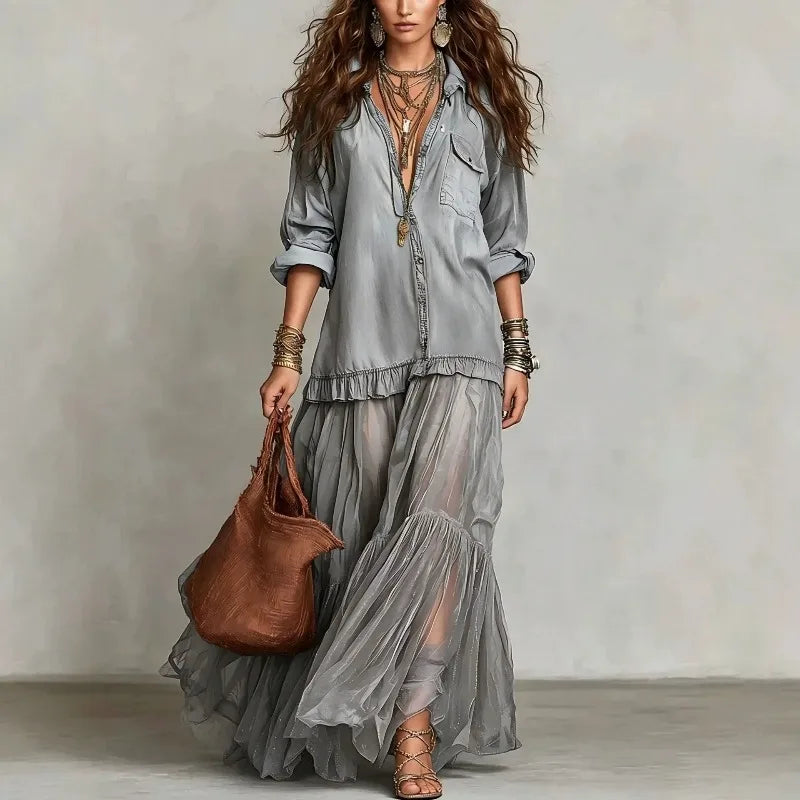 Lumiara™ Maxi Dress — Slips On Like a Dream, Turns Heads All Day Long