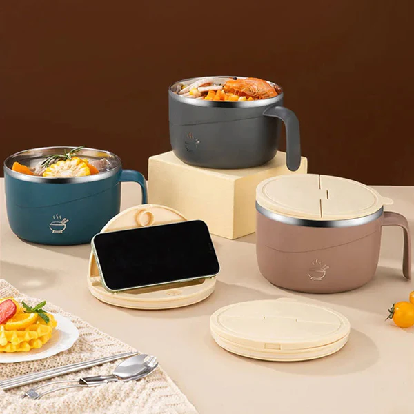 StellaBowl™ — Feast on Hot, Spill-Free Meals That Protect Your Hands Everywhere You Go
