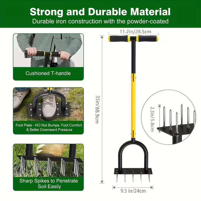 LawnSpike™ — Revive Compact Soil for Healthier, Stronger Grass Growth