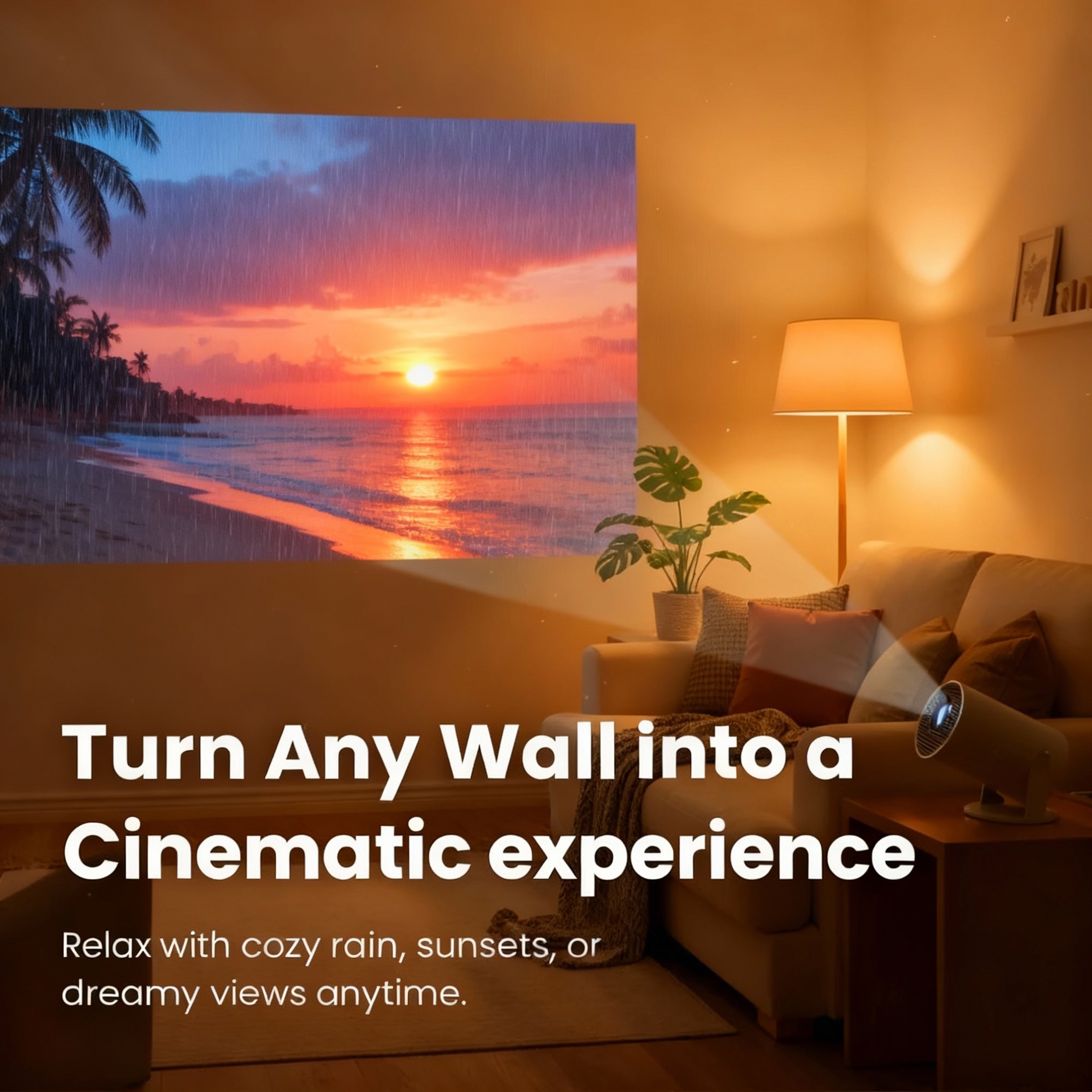 Massive 130" Projector™ — Escape Into Jaw-Dropping Cinema Anywhere You Go