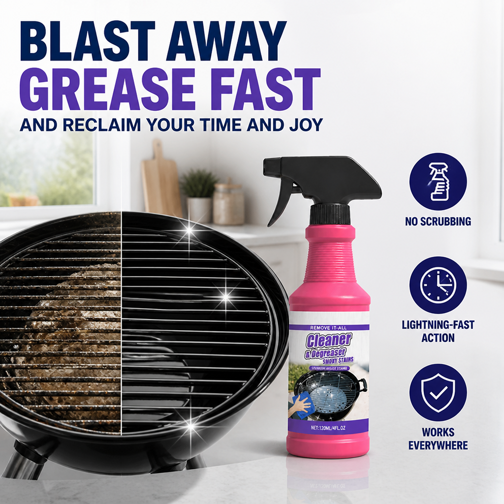 GleamSwift™ — Blast Away Grease Fast and Reclaim Your Time and Joy