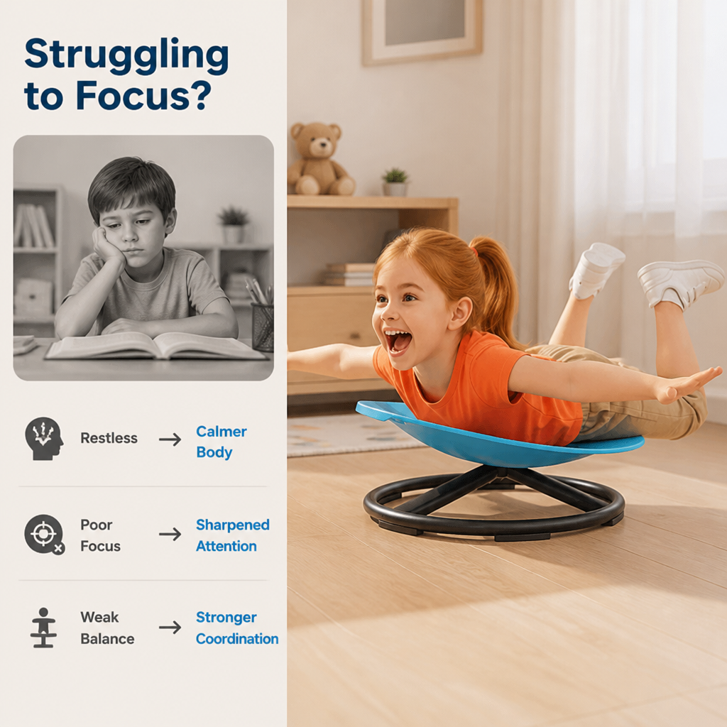 VibraSpin™ — Ignite Your Child’s Focus and Balance with Every Playful Spin