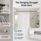 FlexiHold™ — Secure Any Space Instantly Without Drills or Damage