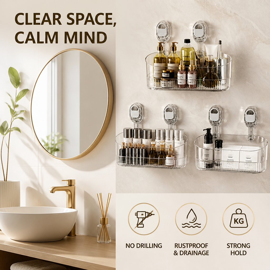 AquaVault™ — Instantly Clear Chaos and Enjoy a Spotless, Stress-Free Bathroom