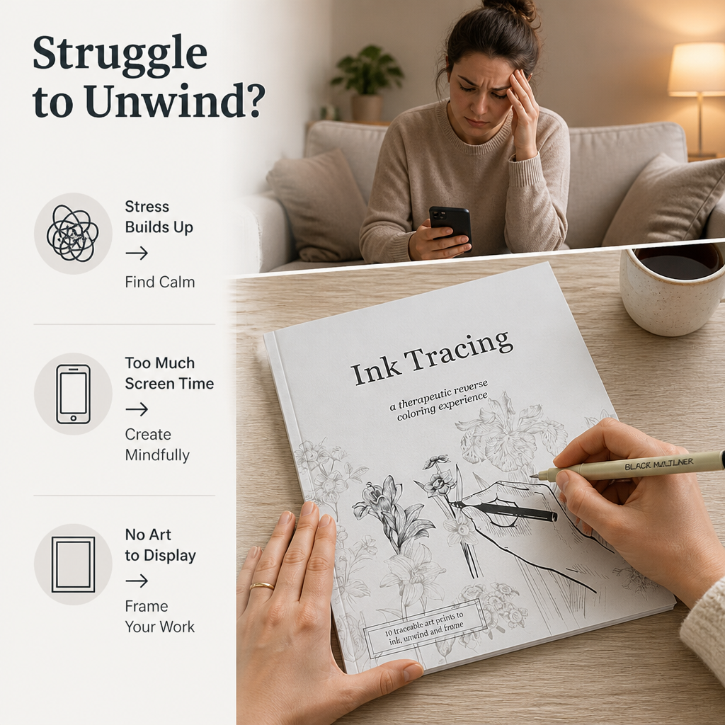 TraceBloom™ — Unwind, Create, and Frame Art You’ll Be Proud to Call Yours