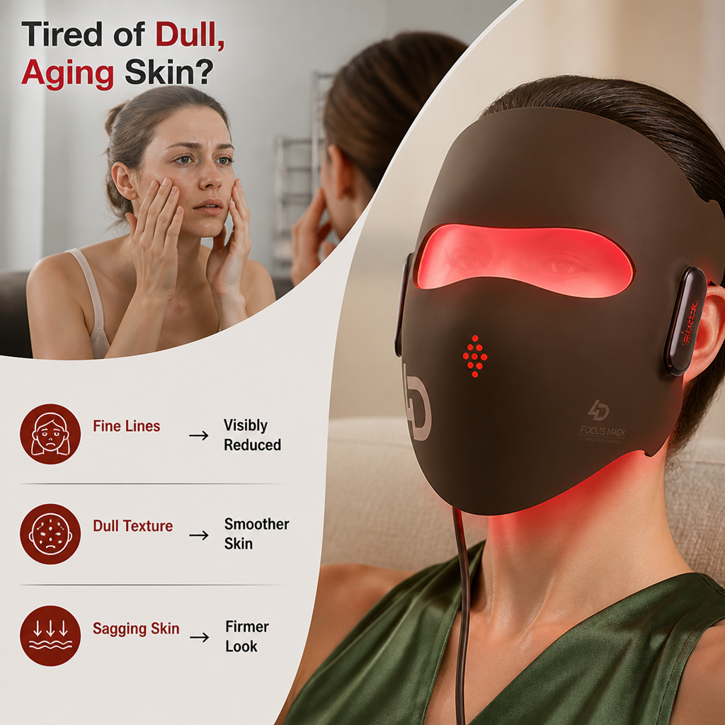 LumiPure™ 4D Laser Light Therapy Mask — Transform Dull, Aging Skin into Radiant, Youthful Glow You’ll Love to Show Off