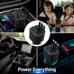 JetVolt™ 7-in-1 Retractable Car Charger — Power Every Device Fast Without the Mess or Stress