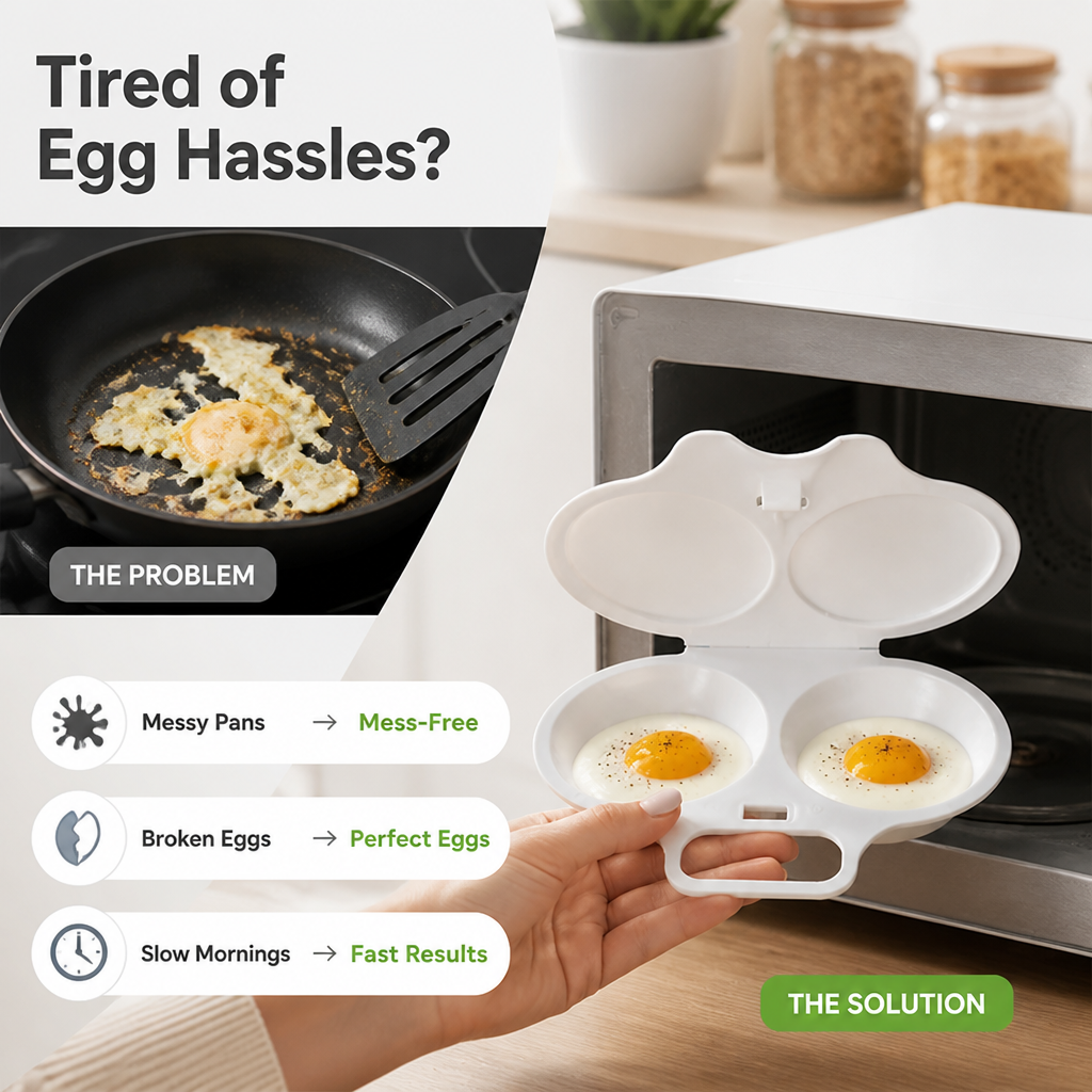 PowerPoach™ — Perfectly Steamed Eggs That Power Your Morning Without the Mess