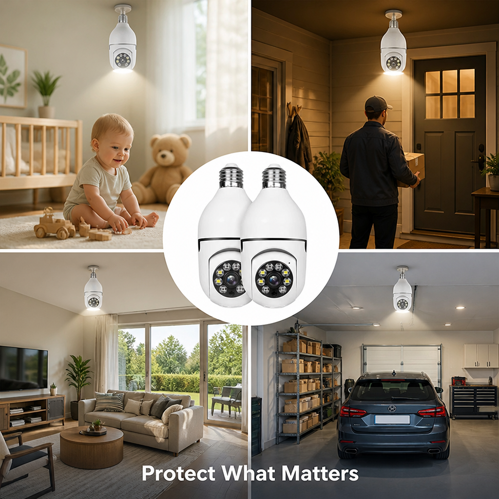 Bulbeye™ — Home Security That Screws In Like a Light Bulb