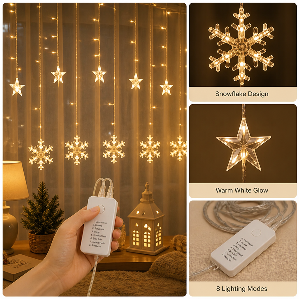 SnowVella™ — Bring a Cozy, Magical Winter Glow to Every Window