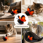 ViviFlit™ Interactive Butterfly — Ignite Your Cat’s Inner Hunter for Endless Thrills and Energy
