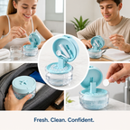 ClearGlide™ — Effortless Retainer Care That Keeps You Fresh, Clean, and Ready to Go