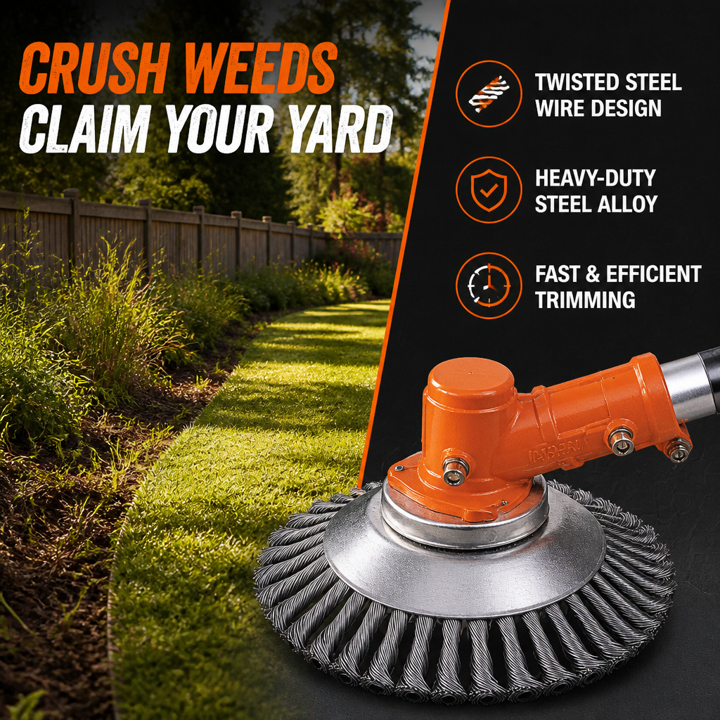 SteelForce™ Trimmer Blade — Crush Weeds Instantly and Reclaim Your Yard with Zero Hassle
