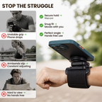 FlexHalo™ 360° Rotatable Phone Holder — Stay Unshakably Connected and Hands-Free All Day Long