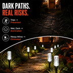 RadianceRay™ Solar Path Stakes — Turn Every Evening into a Spellbinding Outdoor Escape