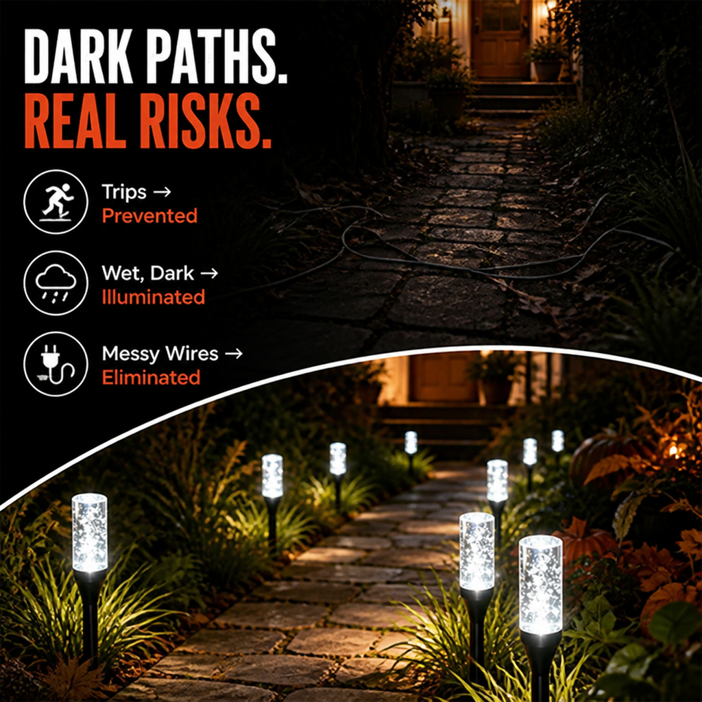 RadianceRay™ Solar Path Stakes — Turn Every Evening into a Spellbinding Outdoor Escape