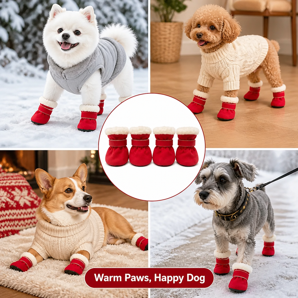 Pawvella™ — Keep Your Dog’s Paws Warm and Steady on Every Winter Walk