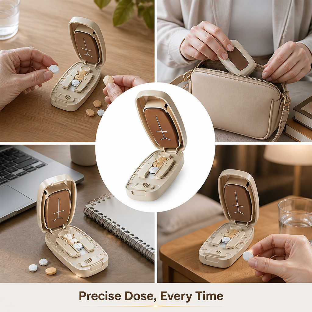 PillMaster™ — Take Charge with Perfectly Split Pills Anytime, Anywhere
