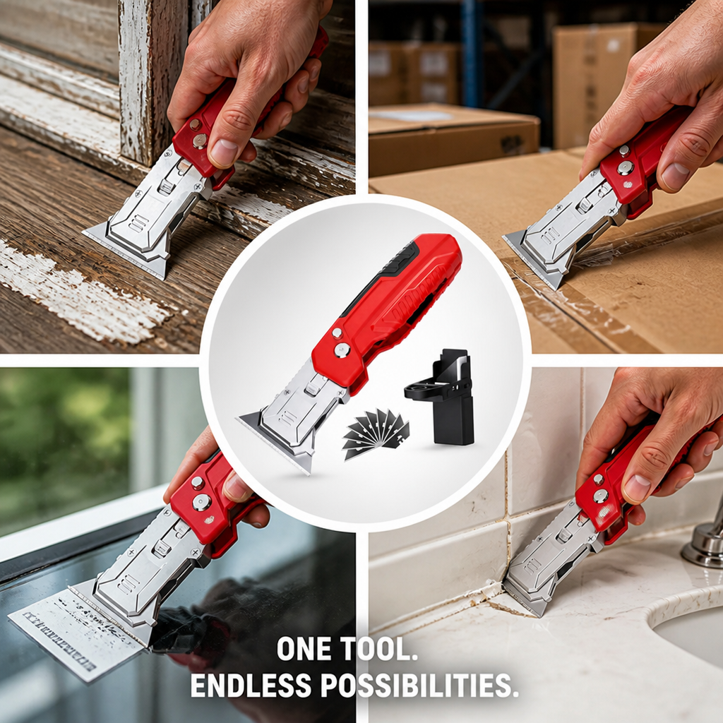 FoldMate™ — Master Every Mess with One Compact, Razor-Sharp Tool