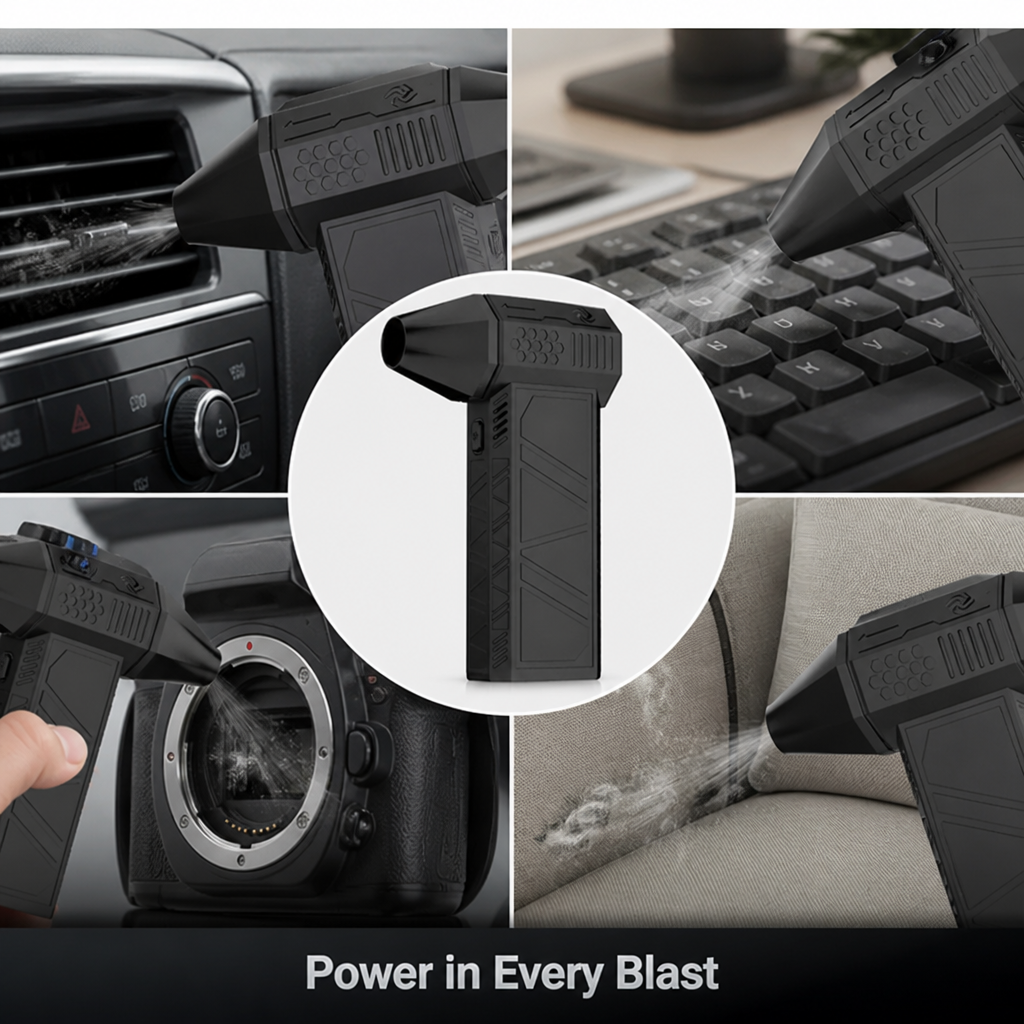 BlitzAir™ — Dominate Dust Instantly with Effortless Cordless Power