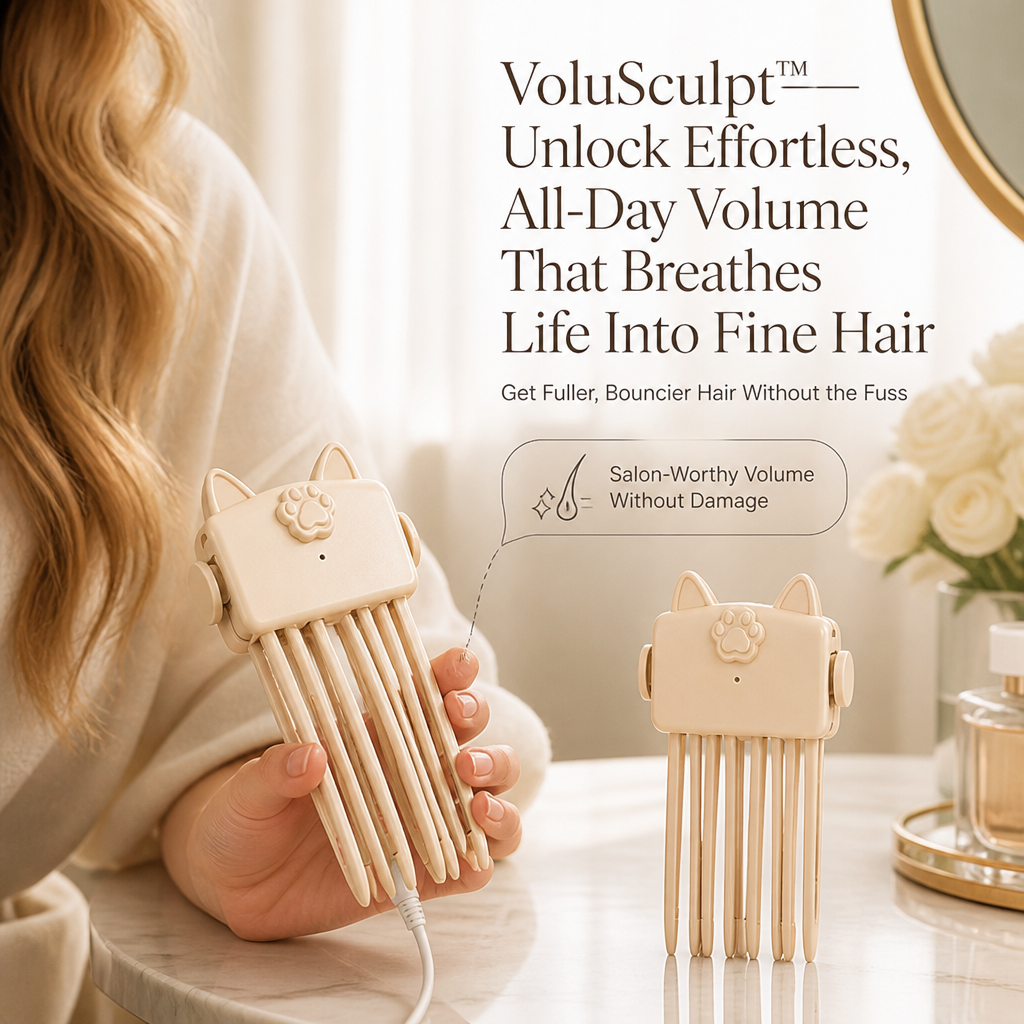 VoluSculpt™ — Unlock Effortless, All-Day Volume That Breathes Life Into Fine Hair