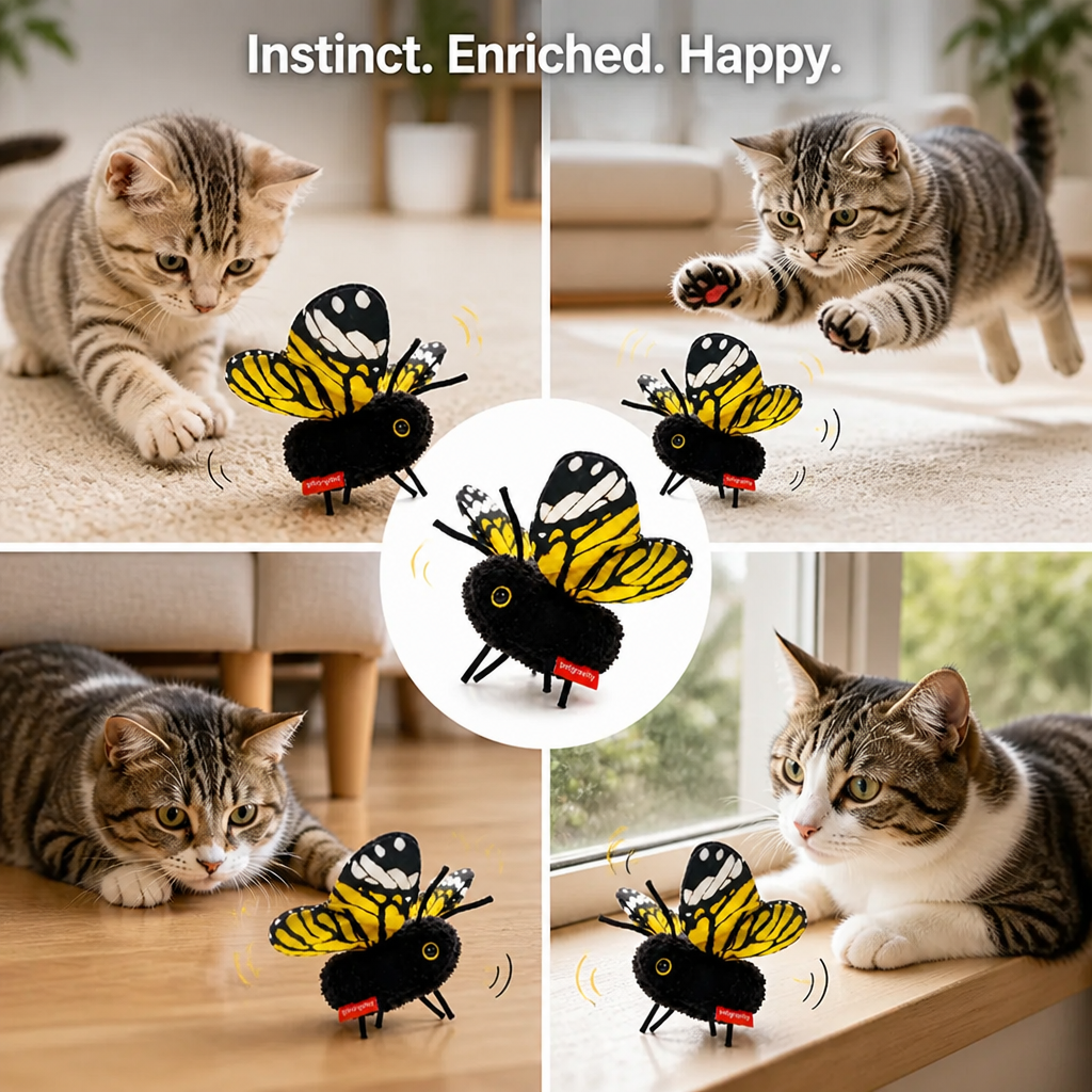 WhiskerWing™ — Ignite Your Cat’s Wild Instincts with Every Fluttering Chase