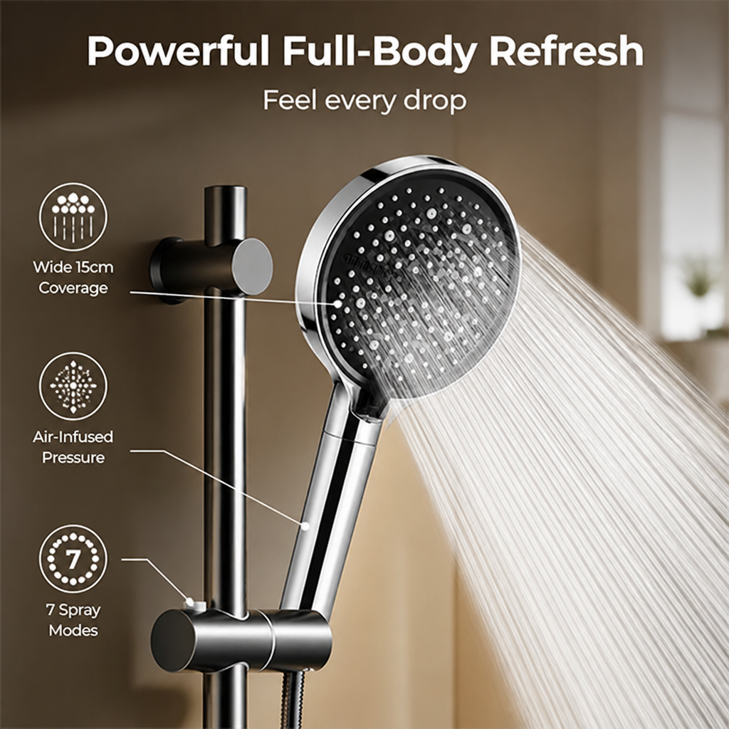 HydraVibe™ — Transform Your Shower Into a Revitalizing Powerhouse of Pure Bliss
