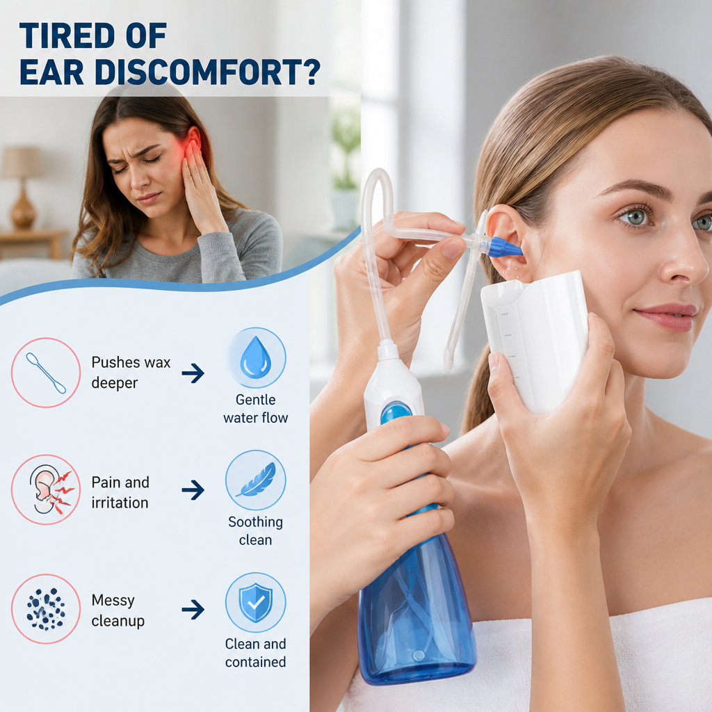 AuraClear™ Ear Care System — Experience the Bliss of Clean, Clear, and Comfortable Ears Every Day