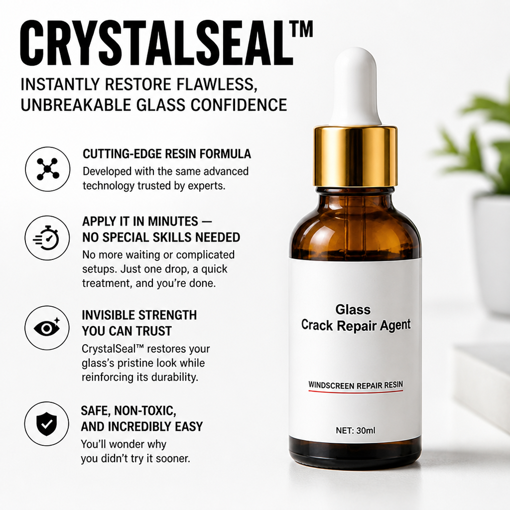 CrystalSeal™ — Instantly Restore Flawless, Unbreakable Glass Confidence