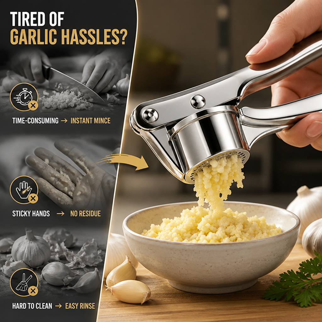 VelociMince™ — Crush Garlic Instantly Without the Mess or Hassle